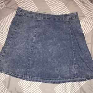 Soft denim skirt